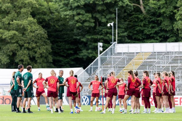 Football, Women, National Team Germany, Training
