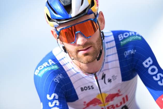 Winner Belgian Jordi Meeus of Red Bull-BORA-hansgrohe reacts at the end of the first stage of the Tour De Wallonie cycling race, 180,7 km from Manage to Lobbes, on Monday 01 June 2026. DAVIDxPINTENS  x175644764x