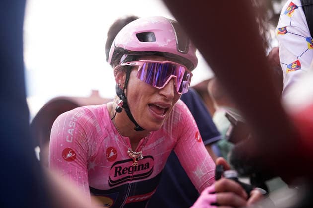 The pink jersey Italy™s Elisa Balsamo of Lidl - Trek™s stage winner during Stage 3 of the Giro d™Italia Women, from Bibione to Buja, Italy, Monday, June 1, 2026  Copyright: xMarcoxAlpozzi LaPressex