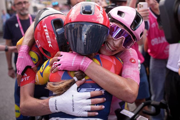 The pink jersey Italy™s Elisa Balsamo of Lidl - Trek™s stage winner during Stage 3 of the Giro d™Italia Women, from Bibione to Buja, Italy, Monday, June 1, 2026  Copyright: xMarcoxAlpozzi LaPressex