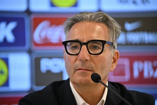 Croatia vs Belgium - friendly match - media activities 01 06 2026 RIJEKA, CROATIA - JUNE 01 : Steegen David Sports Communication Director of Royal Belgian Football Federation pictured during a press conference, PK, Pressekonferenz prior the friendly match between Croatia and Belgium ahead of the FIFA World Cup, WM, Weltmeisterschaft, Fussball 2026 on June 01, 2026 in Rijeka, Croatia, 01 06 2026 Rijeka Croatia  Copyright: xTomasxSiskx
