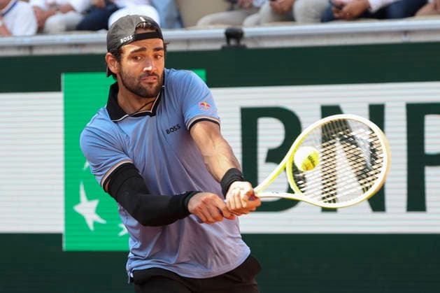 TENNIS : Roland Garros 2026 - 01 06 2026 Juan Manuel Cerundolo (ARG) Vs Matteo Berrettini (ITA) ParisFrance  Copyright: xMichaelxBaucherx