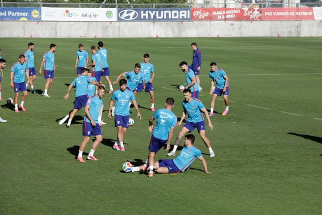 Football, Croatia national team, Training