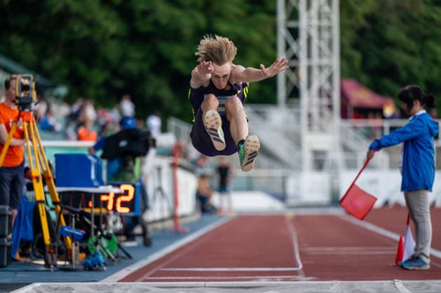 Petr Meindlschmid of Czech Republic, long jump, men, 33th Josef Odlozil Memorial, international athletics meeting, part of WACT European Bronze Meeting, in Prague, Czech Republic, June 1, 2026. (CTKxPhoto OndrejxDeml) CTKPhotoP2026060106565  CTKPhotoP2026060106565