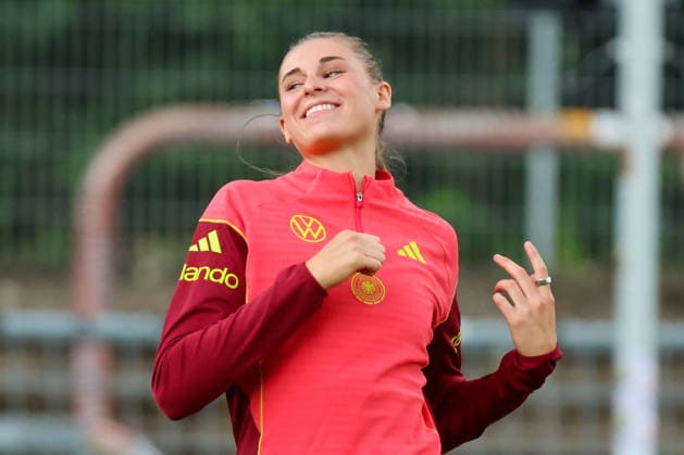 Cologne, Germany 01 06 2026 Training of the DFB Women preparation international match Germany vs Norway for World Cup qualification 2027 In the picture Jule Brand Germany Copyright: HMBxMedia MadeleinexFantini