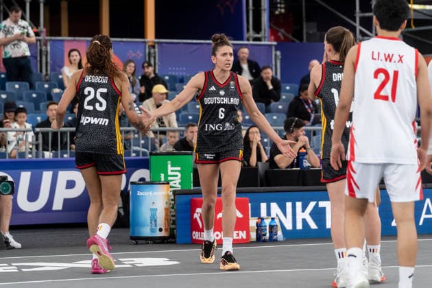 FIBA 3x3 World Cup 2026 - Warsaw, Poland - Day 1 Marie Reichert is seen during the FIBA 3x3 World Cup 2026 game between Germany and China in Warsaw, Poland. Warsaw Poland  Copyright: xMarekxAntonixIwaÅ czukx originalFilename:iwanczuk-day1ofth260601_npimM.jpg