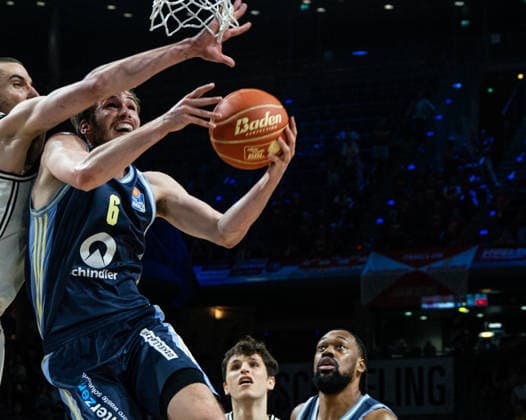 Malte Delow Alba Berlin, 6 unterm Korb 01 06 2026, Alba Berlin vs Bamberg Baskets, Basketball, BBL, Max Schmeling Halle, Berlin DFL regulations prohibit any use of photographs as image sequences and or quasi video Copyright: HMBxMedia xFinnxWeidmann
