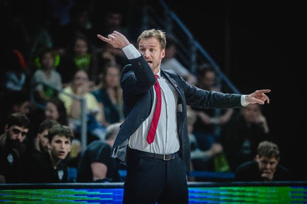 Basketball Berlin 01 06 2026 Season 2025 2026 EasyCredit BBL 1 Bundesliga Men, Men Playoffs Semi-Final Game 2 Alba Berlin BMA365 Bamberg Baskets Anton Gavel Bamberg, Coach
