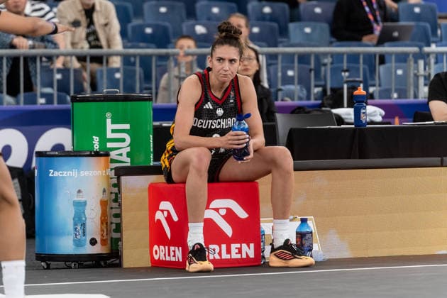 FIBA 3x3 World Cup 2026 - Warsaw, Poland - Day 1 Marie Reichert is seen during the FIBA 3x3 World Cup 2026 game between Germany and China in Warsaw, Poland. Warsaw Poland  Copyright: xMarekxAntonixIwaÅ czukx originalFilename:iwanczuk-day1ofth260601_npc1m.jpg