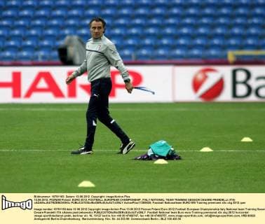 Football, EURO 2012, Training Italy