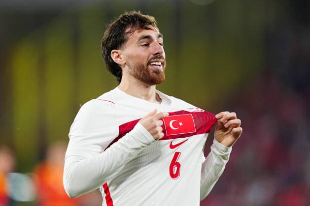 Turkiye v North Macedonia - Friendly match ISTANBUL, TURKIYE - JUNE 1: Orkun Kokcu (6) of Turkiye celebrates after scoring a goal during the International Friendly, Länderspiel, Nationalmannschaft match between Turkiye and North Macedonia at Chobani Stadium, on June 1, 2026, in Istanbul, Turkiye. Hakan Akgun Anadolu Istanbul Turkey. Editorial use only. Please get in touch for any other usage.  Copyright: x2026xAnadoluxHakanxAkgunx