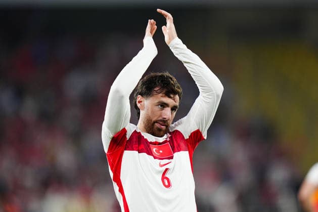 Turkiye v North Macedonia - Friendly match ISTANBUL, TURKIYE - JUNE 1: Orkun Kokcu (6) of Turkiye celebrates after scoring a goal during the International Friendly, Länderspiel, Nationalmannschaft match between Turkiye and North Macedonia at Chobani Stadium, on June 1, 2026, in Istanbul, Turkiye. Hakan Akgun Anadolu Istanbul Turkey. Editorial use only. Please get in touch for any other usage.  Copyright: x2026xAnadoluxHakanxAkgunx