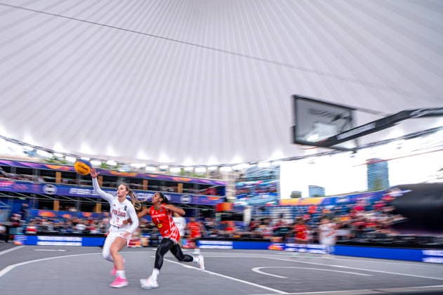 Basketball, FIBA 3x3 World Championship in Warsaw, Women, Poland - Madagascar