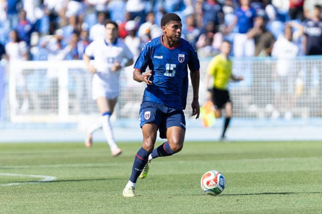 May 31, 2026, Lisbon, Lisbon, Portugal: Cape Verde and Puskas Akademia midfielder LAROS DUARTE (15) in action during the game for the International Friendly, Länderspiel, Nationalmannschaft game between Cape Verde vs Serbia at Estadio do Restelo Soccer 2016: Cape Verde 3:0 Serbia  - ZUMAs359 20260531_zsp_s359_056 Copyright: xAlexandrexdexSousax