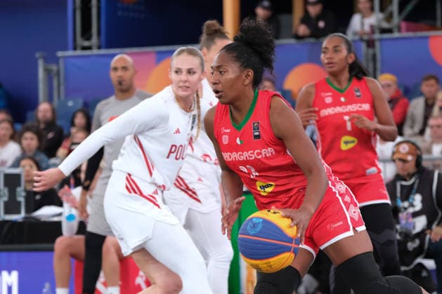 June 1, 2026, Warsaw, Masovian Voivodeship, Poland: MadagascarÃ¢â‚¬â ¢s TOKIN IAINA SAMBATRARIMIORA (11) in action during a FIBA 3x3 Basketball World Cup womenÃ¢â‚¬â ¢s Pool A game between Poland and Madagascar in Warsaw, Poland. Warsaw Poland - ZUMAk204 20260601_zip_k204_082 Copyright: xRomanxKozielx
