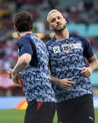 SOCCER - AUT vs TUN, test match VIENNA,AUSTRIA,01.JUN.26 - SOCCER - OEFB international test match, Austria vs Tunisia. Image shows Marko Arnautovic (AUT) during warm-up.  GEPAxpictures xArminxRauthner