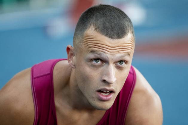 Ondrej Macik of Czech Republic, 200 metres run, men, 33th Josef Odlozil Memorial, international athletics meeting, part of WACT European Bronze Meeting, in Prague, Czech Republic, June 1, 2026. (CTKxPhoto OndrejxDeml) CTKPhotoP2026060107044  CTKPhotoP2026060107044