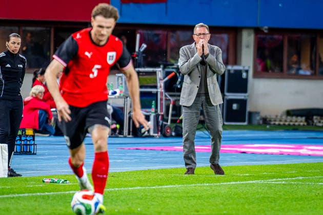SOCCER - AUT vs TUN, test match VIENNA,AUSTRIA,01.JUN.26 - SOCCER - OEFB international test match, Austria vs Tunisia. Image shows head coach Ralf Rangnick (AUT).  GEPAxpictures xKevinxHackner