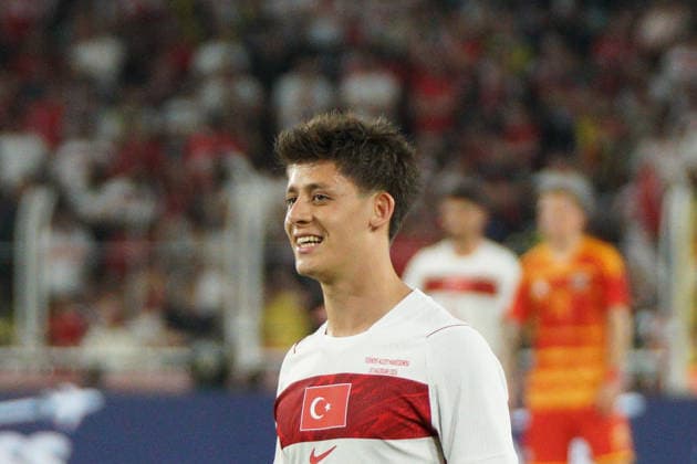 June 1, 2026, Kadikoy, Istanbul, Turkey: Arda Guler (C) of Turkey reacts during the Turkey-North Macedonia match at Fenerbahce Sukru Saracoglu Stadium in Istanbul on June 1, 2026, as part of the preparations for the 2026 FIFA World Cup, WM, Weltmeisterschaft, Fussball Kadikoy Turkey - ZUMAu194 20260601_zip_u194_017 Copyright: xTolgaxUluturkx