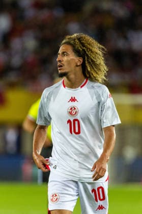SOCCER - AUT vs TUN, test match VIENNA,AUSTRIA,01.JUN.26 - SOCCER - OEFB international test match, Austria vs Tunisia. Image shows Hannibal Mejbri (TUN).  GEPAxpictures xPhilippxBrem