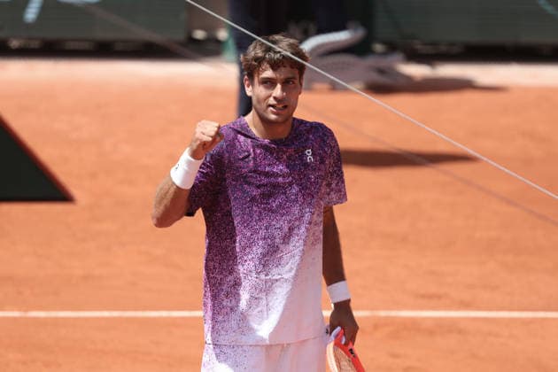 Internationaux de Roland-Garros. Match. June 1, 2026, Paris, France, France: Flavio COBOLLI of Italy during the ninth day of the Roland-Garros 2026, French Open 2026, Grand Slam tennis tournament at Roland-Garros Stadium on June 01, 2026 in Paris, France. 456929 2026-06-01 Paris France  Copyright: xPatrickxBorenx xStarfacex STAR_456929_021