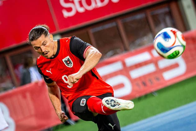 SOCCER - AUT vs TUN, test match VIENNA,AUSTRIA,01.JUN.26 - SOCCER - OEFB international test match, Austria vs Tunisia. Image shows Marcel Sabitzer (AUT).  GEPAxpictures xKevinxHackner