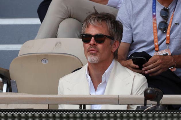 TENNIS : Roland Garros 2026 - 01 06 2026 Chris Pine ParisFrance  Copyright: xMichaelxBaucherx
