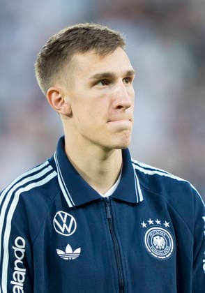 Einzelbild, Single image, portrait: Nico Schlotterbeck (Deutschland, 15) Deutschland - Finnland, Fussball, Länderspiel WM Testspiel, MEWA Arena Mainz, 31.05.2026 WICHTIGER HINWEIS: Gemäß den Vorgaben der DFL Deutsche Fußball Liga bzw. des DFB Deutscher Fußball-Bund ist es untersagt, in dem Stadion und oder vom Spiel angefertigte Fotoaufnahmen in Form von Sequenzbildern und oder videoähnlichen Fotostrecken zu verwerten bzw. verwerten zu lassen. *** Single image, Single image, portrait Nico Schlotterbeck Germany, 15 Germany Finland, Football, international match World Cup test match, MEWA Arena Mainz, 31 05 2026 IMPORTANT NOTE According to the regulations of the DFL German Football League or the DFB German Football Association, it is prohibited to use or have used photographs taken in the stadium and or of the match in the form of sequential images and or video-like photo series Copyright: HMBxMedia xMarcoxBader