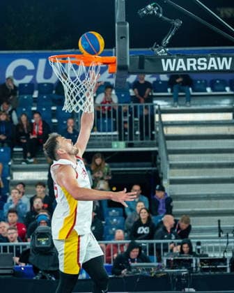 WARSZAWA 01.06.2026 KOSZYKOWKA 3X3 MECZ MEZCZYZN: SERBIA - HISZPANIA FIBA 3X3 WORLD CUP BASKETBALL WOMEN MATCH IN WARSAW: SERBIA - SPAIN IVAN AURRECOECHEA FOT. MACIEJ GRONAU FOTOPYK NEWSPIX.PL --- newspix.pl POLAND OUT! 