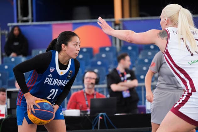 June 1, 2026, Warsaw, Masovian Voivodeship, Poland: PhilippinesÃ¢â‚¬â ¢ CAMILLE CLARIN (21) in action during a FIBA 3x3 Basketball World Cup womenÃ¢â‚¬â ¢s Pool C game between Latvia and Philippines in Warsaw, Poland. Basketball 2026: FIBA 3x3 World Cup WomenÃ¢â‚¬â ¢S Pool C: Latvia 14:11 Philippines  - ZUMAk204 20260601_zip_k204_020 Copyright: xRomanxKozielx