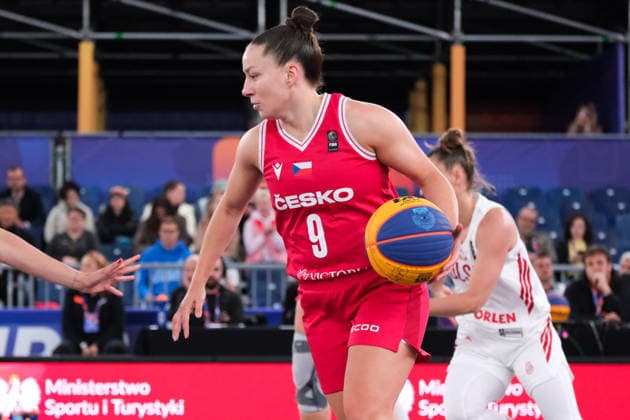 June 1, 2026, Warsaw, Masovian Voivodeship, Poland: CzechiaÃ¢â‚¬â ¢s KAROLINA SOTOLOVA (9) in action during a FIBA 3x3 Basketball World Cup womenÃ¢â‚¬â ¢s Pool A game between Poland and Czechia in Warsaw, Poland. Warsaw Poland - ZUMAk204 20260601_zip_k204_093 Copyright: xRomanxKozielx