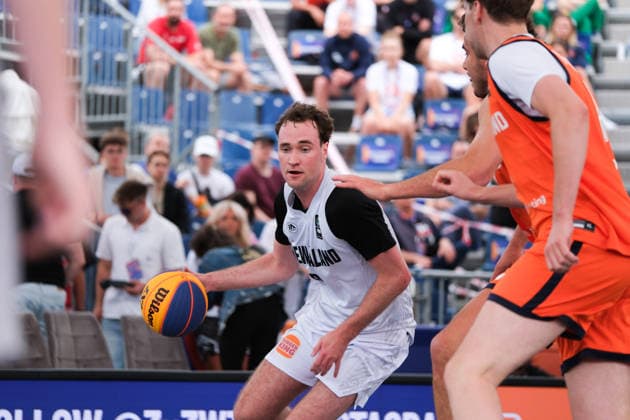 June 1, 2026, Warsaw, Masovian Voivodeship, Poland: New ZealandÃ¢â‚¬â ¢s JOSHUA BOOK (8) in action during a FIBA 3x3 Basketball World Cup menÃ¢â‚¬â ¢s Pool C game between Netherlands and New Zealand in Warsaw, Poland. Warsaw Poland - ZUMAk204 20260601_zip_k204_055 Copyright: xRomanxKozielx