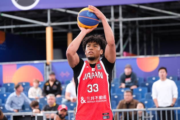 June 1, 2026, Warsaw, Masovian Voivodeship, Poland: JapanÃ¢â‚¬â ¢s SOULEYMANE COULIBALY (33) takes a free throw during a FIBA 3x3 Basketball World Cup menÃ¢â‚¬â ¢s Pool C game between China and Japan in Warsaw, Poland. Warsaw Poland - ZUMAk204 20260601_zip_k204_043 Copyright: xRomanxKozielx