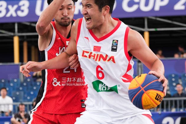 June 1, 2026, Warsaw, Masovian Voivodeship, Poland: ChinaÃ¢â‚¬â ¢s DIANLIANG ZHANG (6) and JapanÃ¢â‚¬â ¢s YUKI NAKANISHI (24) in action during a FIBA 3x3 Basketball World Cup menÃ¢â‚¬â ¢s Pool C game between China and Japan in Warsaw, Poland. Warsaw Poland - ZUMAk204 20260601_zip_k204_042 Copyright: xRomanxKozielx