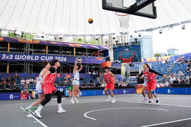 June 1, 2026, Warsaw, Masovian Voivodeship, Poland: ItalyÃ¢â‚¬â ¢s CATERINA GILLI (18) takes a free throw during a FIBA 3x3 Basketball World Cup womenÃ¢â‚¬â ¢s Pool C game between China and Italy in Warsaw, Poland. Warsaw Poland - ZUMAk204 20260601_zip_k204_039 Copyright: xRomanxKozielx