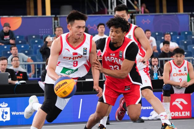 June 1, 2026, Warsaw, Masovian Voivodeship, Poland: ChinaÃ¢â‚¬â ¢s PENGCHENG LU (9) and JapanÃ¢â‚¬â ¢s SOULEYMANE COULIBALY (33) in action during a FIBA 3x3 Basketball World Cup menÃ¢â‚¬â ¢s Pool C game between China and Japan in Warsaw, Poland. Warsaw Poland - ZUMAk204 20260601_zip_k204_028 Copyright: xRomanxKozielx