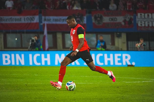 Football Austria, National Team, International Friendly, Friendly International Match, FIFA UEFA World Cup Preparation ÖFB Austria vs Tunisia Tunisienne FTF Ernst Happel Stadion Vienna, Austria David Alaba Austria, 8 Copyright: xLukasxBierederx
