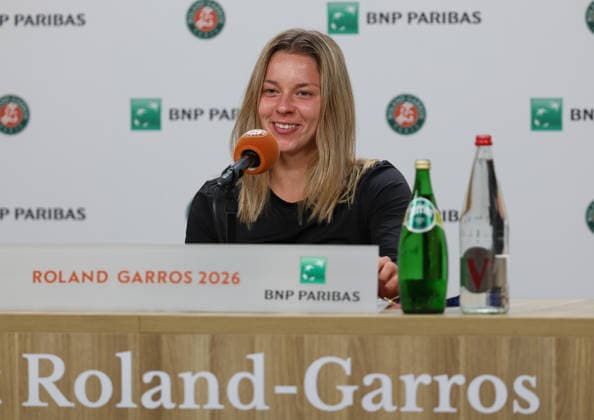 June 1, 2026, Paris, Ile De France, France: MAJA CHWALINSKA of Poland during press conference, PK, Pressekonferenz after the match against D. Parry of France in the fourth round of tennis tournament Roland Garros, Paris, France. Chwalinska won 6:3, 6:2. Paris France - ZUMAc278 20260601_zsp_c278_033 Copyright: xMarcinxCholewinskix