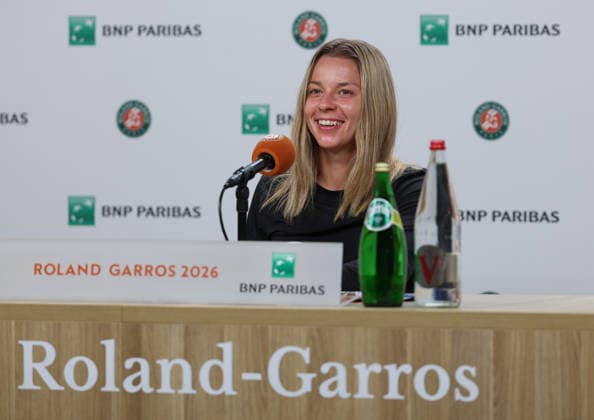 June 1, 2026, Paris, Ile De France, France: MAJA CHWALINSKA of Poland during press conference, PK, Pressekonferenz after the match against D. Parry of France in the fourth round of tennis tournament Roland Garros, Paris, France. Chwalinska won 6:3, 6:2. Paris France - ZUMAc278 20260601_zsp_c278_035 Copyright: xMarcinxCholewinskix