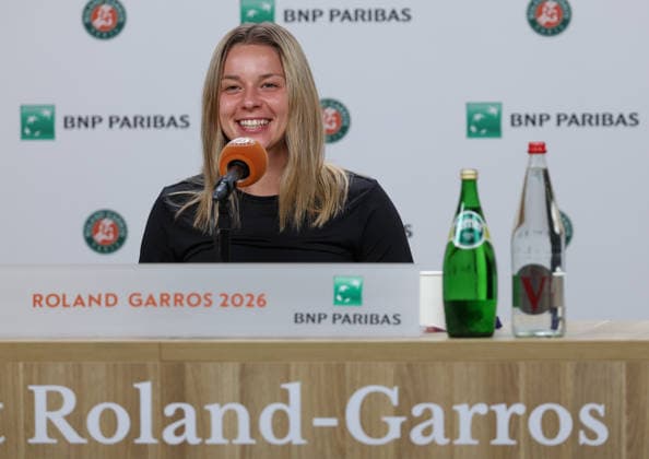 Tennis, French Open, Day 9, Maja Chwalinska press conference