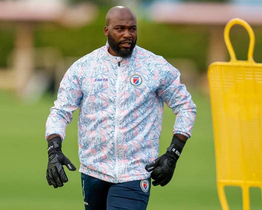 June 1, 2026, Fort Lauderdale, Florida, USA: Haiti goalkeeper Johny Placide (1) is seen at a training session prior to a pre 2026 FIFA World Cup, WM, Weltmeisterschaft, Fussball Friendly game against New Zealand. Fort Lauderdale USA - ZUMAa257 20260601_zsp_a257_037 Copyright: xChrisxArjoonx