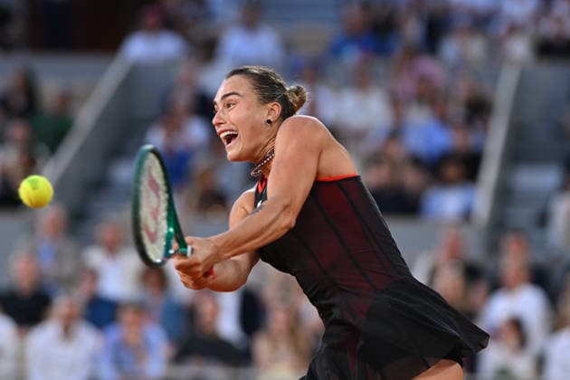 2026 French Open - Aryna Sabalenka Aryna Sabalenka (RUS) during her fourth round match at the 2026 Roland Garros French Tennis open tournament in Paris, France, on June 1, 2026. Photo by Corinne Dubreuil ABACAPRESS.COM Paris France  Copyright: xDubreuilxCorinne ABACAx