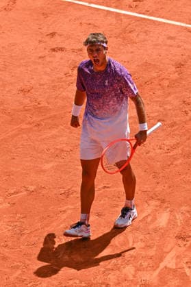 2026 French Open - Flavio Cobolli Flavio Cobolli (ITA) during his fourth round match at the 2026 Roland Garros French Tennis open tournament in Paris, France, on June 1, 2026. Photo by Corinne Dubreuil ABACAPRESS.COM Paris France  Copyright: xDubreuilxCorinne ABACAx