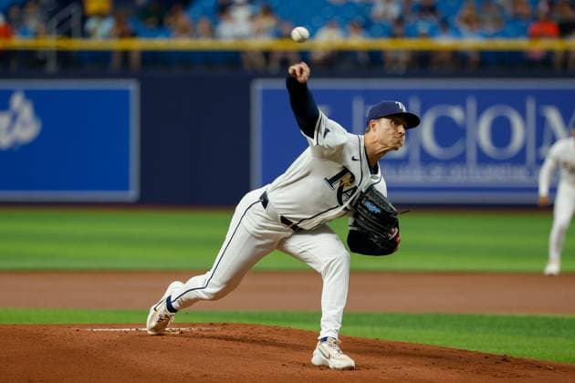 June 1, 2026, St. Petersburg, Florida, USA: Tampa Bay Rays pitcher Griffin Jax (22) pitches to Detroit Tigers shortstop Kevin McGonigle (7) during the first inning at Tropicana Field on Monday, June 1, 2026, in St. Petersburg. Florida News - June 1, 2026  - ZUMAs70_ 20260601_zan_s70_029 Copyright: xJeffereexWoox