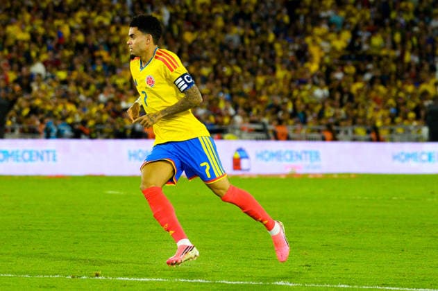 June 1, 2026, Bogota, Bogota D.C, Colombia: Colombia s Luis Diaz Lucho Diaz during the last friendly match between Colombia and Costa Rica in Bogota s El Campin Stadium, Colombia on June 1, 2026. Colombia V Costa Rica - Friendly Match Before FIFA World Cup, WM, Weltmeisterschaft, Fussball 2026  - ZUMAvp1_ 20260601_zia_vp1_008 Copyright: xSebastianxBarrosx