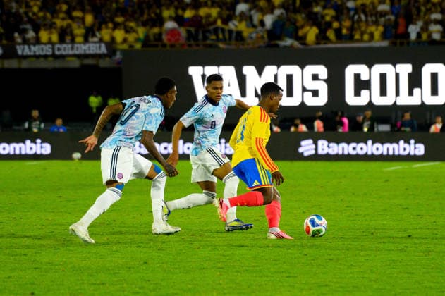June 1, 2026, Bogota, Bogota D.C, Colombia: Colombia s Jhon Arias during the last friendly match between Colombia and Costa Rica in Bogota s El Campin Stadium, Colombia on June 1, 2026. Colombia V Costa Rica - Friendly Match Before FIFA World Cup, WM, Weltmeisterschaft, Fussball 2026  - ZUMAvp1_ 20260601_zia_vp1_026 Copyright: xSebastianxBarrosx