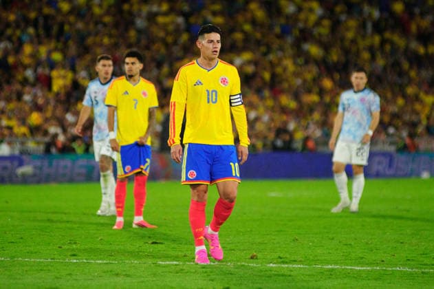 June 1, 2026, Bogota, Bogota D.C, Colombia: Colombia s James Rodriguez during the last friendly match between Colombia and Costa Rica in Bogota s El Campin Stadium, Colombia on June 1, 2026. Colombia V Costa Rica - Friendly Match Before FIFA World Cup, WM, Weltmeisterschaft, Fussball 2026  - ZUMAvp1_ 20260601_zia_vp1_032 Copyright: xSebastianxBarrosx
