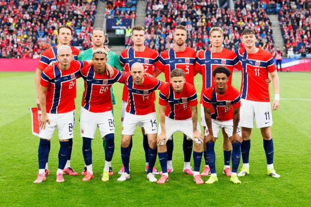 Norway v Sweden, football friendly, Oslo, Norway Oslo, Norway. 01st, June 2026. The starting-11 of Norway seen for the football friendly between Norway and Sweden at Ullevaal Stadion in Oslo. Norway, Ulleval Stadion  Copyright: xGonzalesxPhoto KetilxMartinsenx