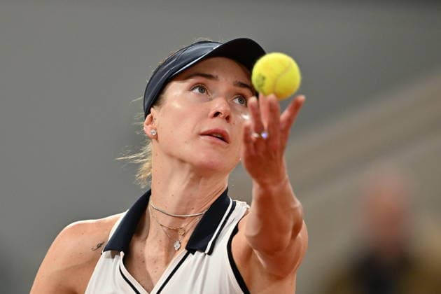 2026 French Open, Roland-Garros - Day 10 PARIS, FRANCE - JUNE 2: Elina Svitolina of Ukraine competes against Marta Kostyuk (not seen) of Ukraine during the women s singles quarter-final match on the tenth day of the French Open at Roland Garros in Paris, France, on June 2, 2026. Mustafa Yalcin Anadolu Paris France. Editorial use only. Please get in touch for any other usage.  Copyright: x2026xAnadoluxMustafaxYalcinx