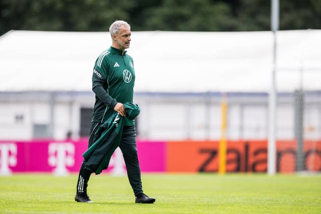 COLOGNE, GERMANY - JUNE 02: Christian Wueck (Wück, Wuck, Head Coach Germany) during a training session prepare for the UEFA European Qualifiers for the FIFA Women™s World Cup 2027 between Germany vs. Norway at Sportpark Hoehenberg on June 02, 2026 in Mainz, Germany. North Rhine Westphalia Germany Copyright: xSteffiexWunderlx